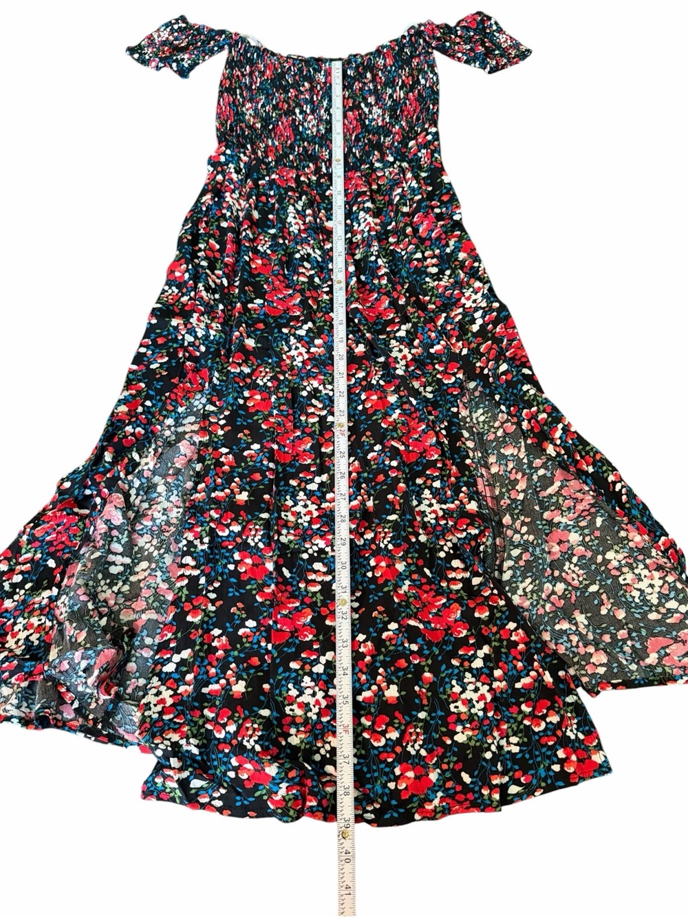 LuLu’s Off-Shoulder Floral Midi Dress - Picture 10 of 12